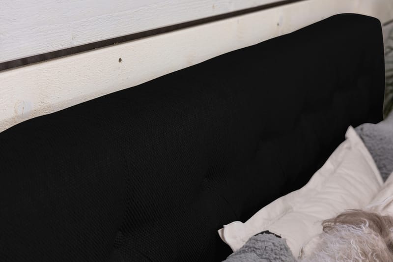 Cloud Kontinentalsäng 140x200 - Svart - Möbler - Säng - Kontinentalsäng