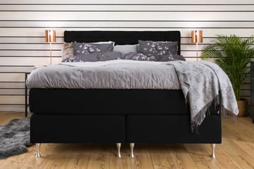 Cloud Kontinentalsäng 180x200 - Svart - Möbler - Säng - Kontinentalsäng