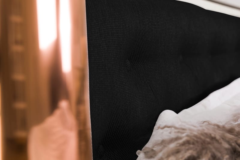 Cloud Kontinentalsäng 180x200 - Svart - Möbler - Säng - Kontinentalsäng