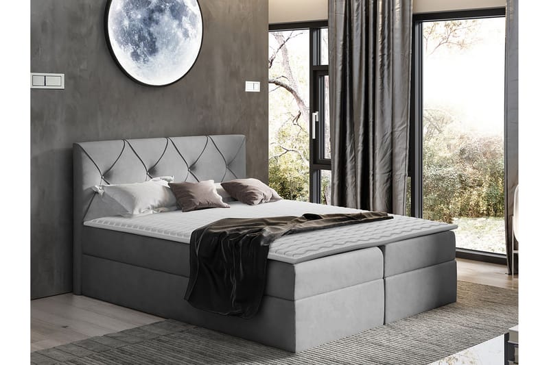 Crystalina Kontinentalsäng 200x200 cm - Möbler - Säng - Kontinentalsäng