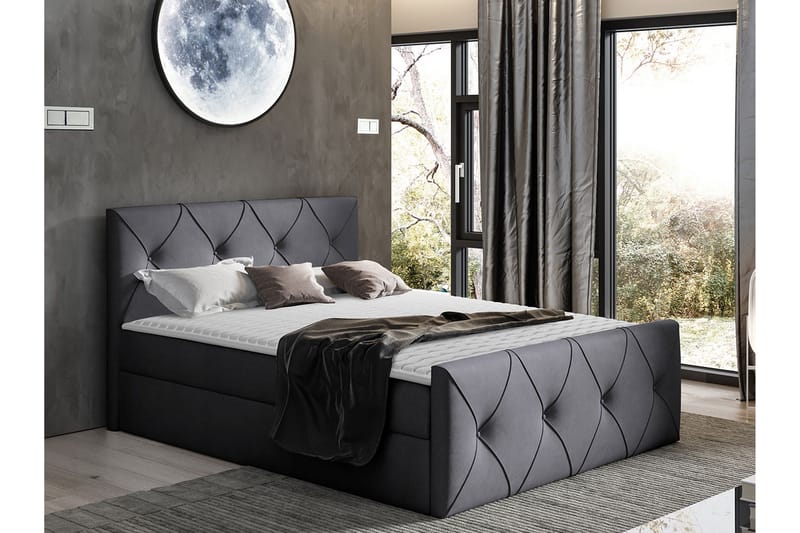 Crystalina Lux Kontinentalsäng 160x200 cm - Möbler - Säng - Kontinentalsäng