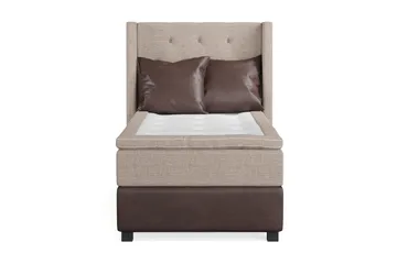 Två bruna kuddar ingår - Beige/Brun