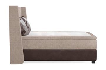 Cuba Sängpaket 140x200 med Två Bruna Kuddar - (+Fler val) Beige/Brun - Möbler - Säng - Kontinentalsäng