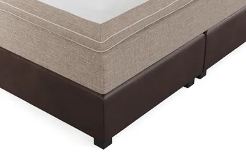 Cuba Sängpaket 160x200 med Två Bruna Två Beiga Kuddar - (+Fler val) Beige/Brun - Möbler - Säng - Kontinentalsäng