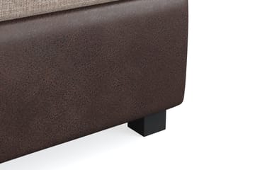 Cuba Sängpaket 210x210 med Två Bruna Kuddar - (+Fler val) Beige/Brun - Möbler - Säng - Kontinentalsäng