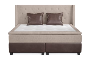 Två bruna kuddar ingår - Beige/Brun