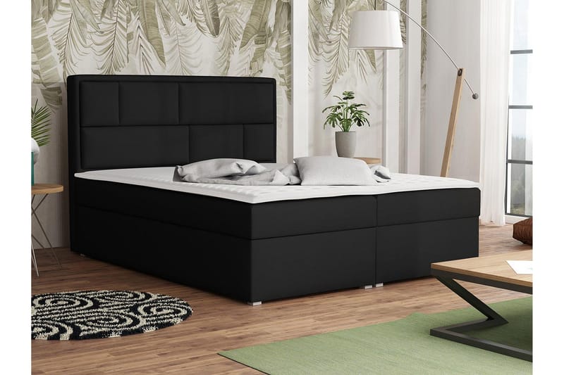 Deco Kontinentalsäng 160x215cm - Svart - Möbler - Säng - Kontinentalsäng