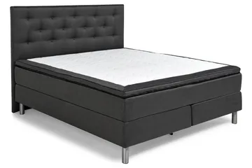 Diplomat Komplett Sängpaket 160x200 - Mörkgrå - Möbler - Säng - Kontinentalsäng