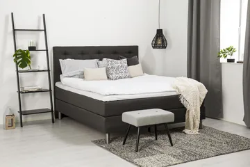 Diplomat Komplett Sängpaket 180x200 - Mörkgrå - Möbler - Säng - Kontinentalsäng