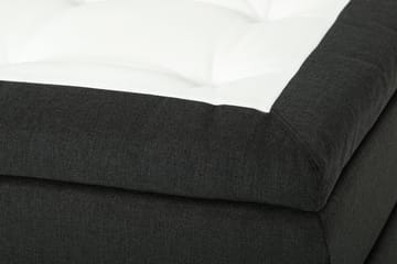 Dolly Kontinentalsäng 180x200cm Memoryfoam - Mörkgrå Svarta Ben - Möbler - Säng - Kontinentalsäng