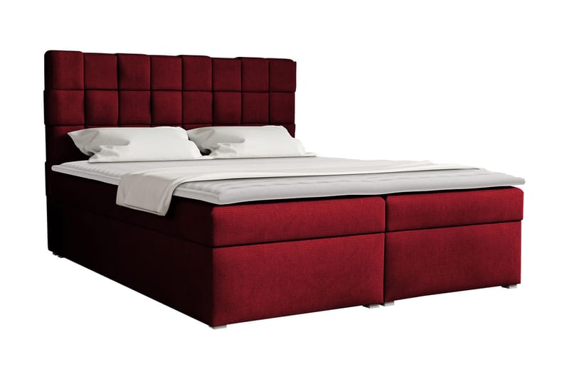 Eirado Kontinentalsäng 180x200 cm, Röd