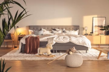 Ella Familjesäng 280x210  cm - (+Fler val) Ljusgrå - Möbler - Säng - Kontinentalsäng
