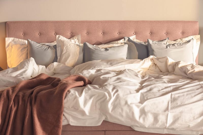 Ella Familjesäng Sängpaket 240x210  cm - (+Fler val) Rosa - Möbler - Säng - Kontinentalsäng
