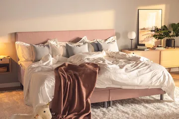 Ella Familjesäng Sängpaket 240x210  cm - (+Fler val) Rosa - Möbler - Säng - Kontinentalsäng