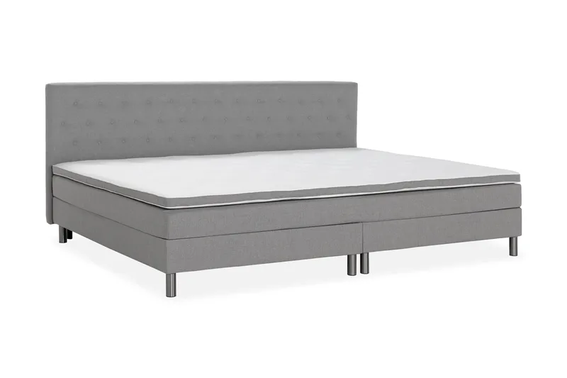 Ella Familjesäng Sängpaket 280x200  cm - (+Fler val) Ljusgrå - Möbler - Säng - Kontinentalsäng