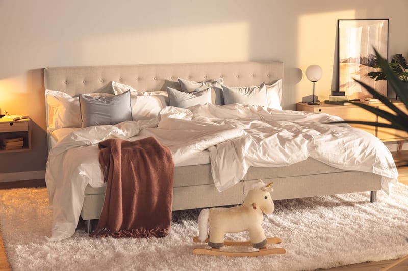 Ella Familjesäng Sängpaket 280x210  cm - (+Fler val) Beige - Möbler - Säng - Kontinentalsäng