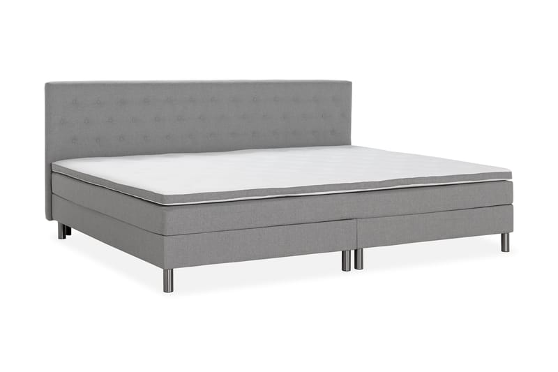 Ella Familjesäng Sängpaket 280x210  cm - (+Fler val) Ljusgrå - Möbler - Säng - Kontinentalsäng