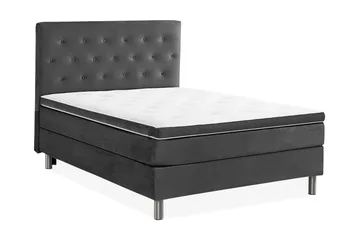 Ella Kontinentalsäng 140x200cm - Mellangrå/Sammet - Möbler - Säng - Kontinentalsäng