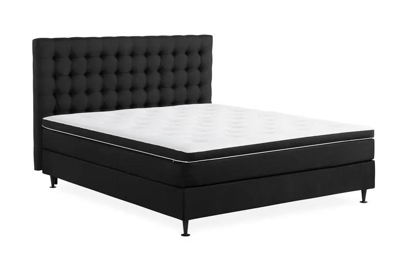 Ella Kontinentalsäng 160x200cm - Svart - Möbler - Säng - Kontinentalsäng