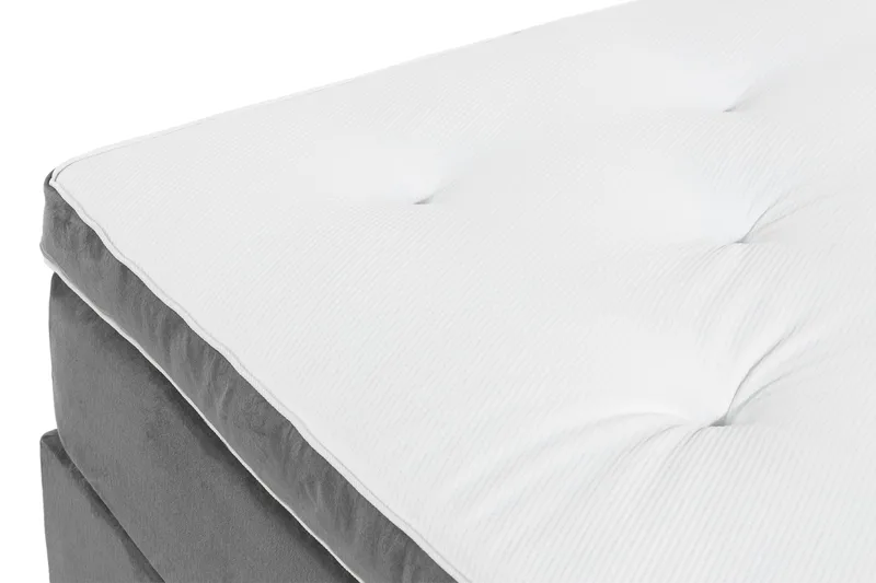 Ella Kontinentalsäng 180x200cm - Grå/Sammet - Möbler - Säng - Kontinentalsäng