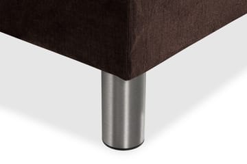 Ella Kontinentalsäng 90x200cm - Brun/Sammet - Möbler - Säng - Kontinentalsäng