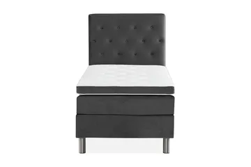 Ella Kontinentalsäng 90x200cm - Mellangrå/Sammet - Möbler - Säng - Kontinentalsäng