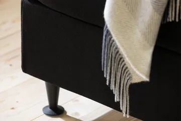 Ella Sängpaket 120x200 cm Djuphäftad Gavel - Svart - Möbler - Säng - Enkelsäng