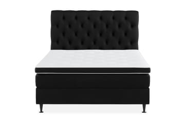 Ella Sängpaket 120x200 cm Djuphäftad Gavel - Svart - Möbler - Säng - Enkelsäng