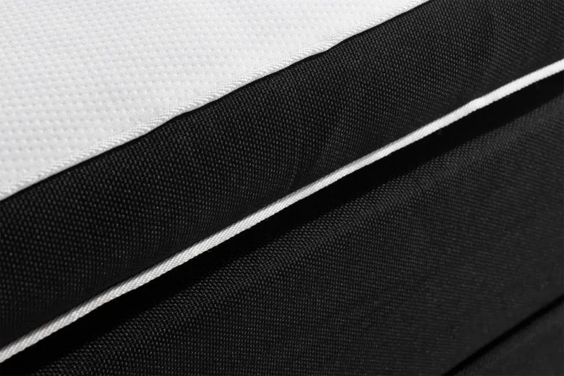 Ella Sängpaket 120x200 cm Djuphäftad Gavel - Svart - Möbler - Säng - Enkelsäng