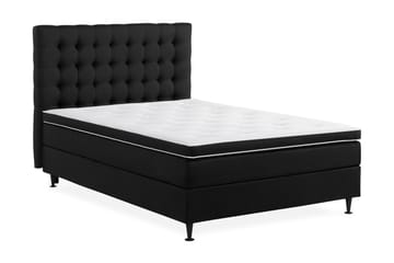 Ella Sängpaket 120x200 cm Rutig Gavel - Svart - Möbler - Säng - Enkelsäng