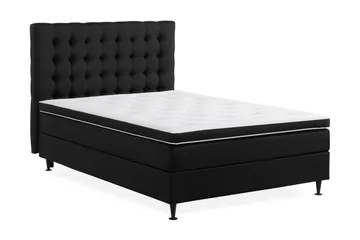 Ella Sängpaket 120x200 cm Rutig Gavel - Svart - Möbler - Säng - Enkelsäng