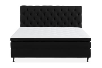 Ella Sängpaket 160x200 cm Djuphäftad Gavel - Svart - Möbler - Säng - Kontinentalsäng