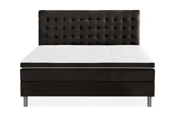 Sänggavel Rutig - Mörkgrå