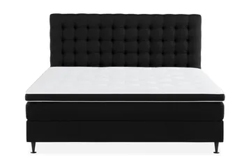 Ella Sängpaket 160x200 cm Rutig Gavel - Svart - Möbler - Säng - Kontinentalsäng