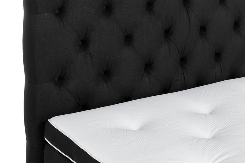 Ella Sängpaket 180x200 cm Djuphäftad Gavel - Svart - Möbler - Säng - Kontinentalsäng