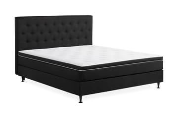 Ella Sängpaket 180x200 cm Knapp Gavel - Svart - Möbler - Säng - Kontinentalsäng