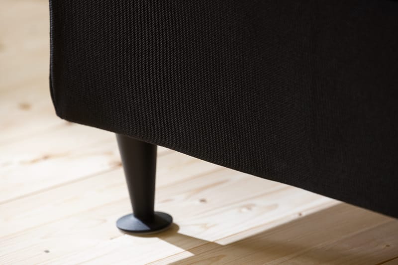 Ella Sängpaket 180x200 cm Knapp Gavel - Svart - Möbler - Säng - Kontinentalsäng