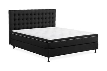 Ella Sängpaket 180x200 cm Rutig Gavel - Svart - Möbler - Säng - Kontinentalsäng