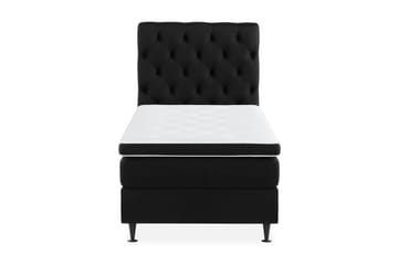 Ella Sängpaket 90x200 cm Djuphäftad Gavel - Svart - Möbler - Säng - Enkelsäng