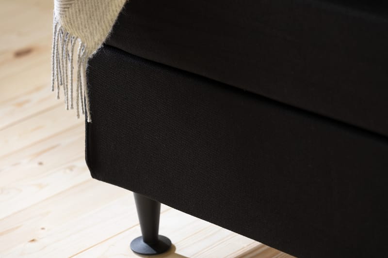 Ella Sängpaket 90x200 cm Knapp Gavel - Svart - Möbler - Säng - Enkelsäng