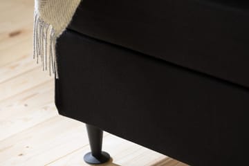 Ella Sängpaket 90x200 cm Knapp Gavel - Svart - Möbler - Säng - Enkelsäng