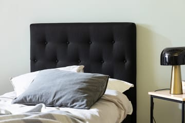 Ella Sängpaket 90x200 cm Knapp Gavel - Svart - Möbler - Säng - Enkelsäng