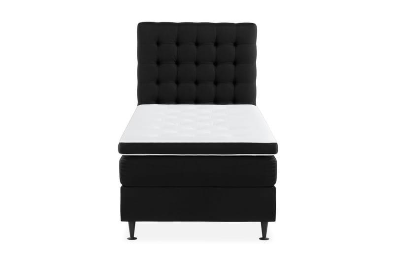 Ella Sängpaket 90x200 cm Rutig Gavel, Svart