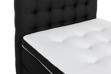 Ella Sängpaket 90x200 cm Rutig Gavel - Svart - Möbler - Säng - Enkelsäng