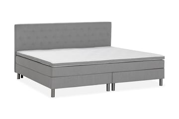 Familjesäng Rebeca 240x210 cm - (+Fler val) Ljusgrå - Möbler - Säng - Kontinentalsäng