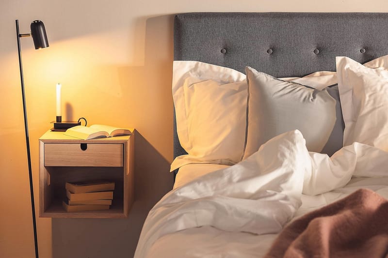 Familjesäng Rebeca 240x210 cm - (+Fler val) Mörkgrå - Möbler - Säng - Kontinentalsäng