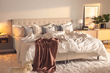 Sänggavel Knappar - Beige