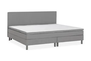Familjesäng Sängpaket Rebeca 240x200 cm - (+Fler val) Ljusgrå - Möbler - Säng - Kontinentalsäng
