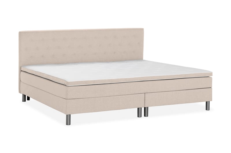 Familjesäng Sängpaket Rebeca 240x210 cm - (+Fler val) Beige - Kontinentalsäng