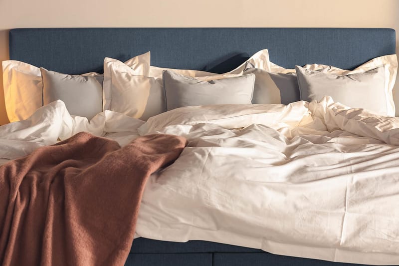 Familjesäng Sängpaket Rebeca 240x210 cm - (+Fler val) Mörkblå - Möbler - Säng - Kontinentalsäng